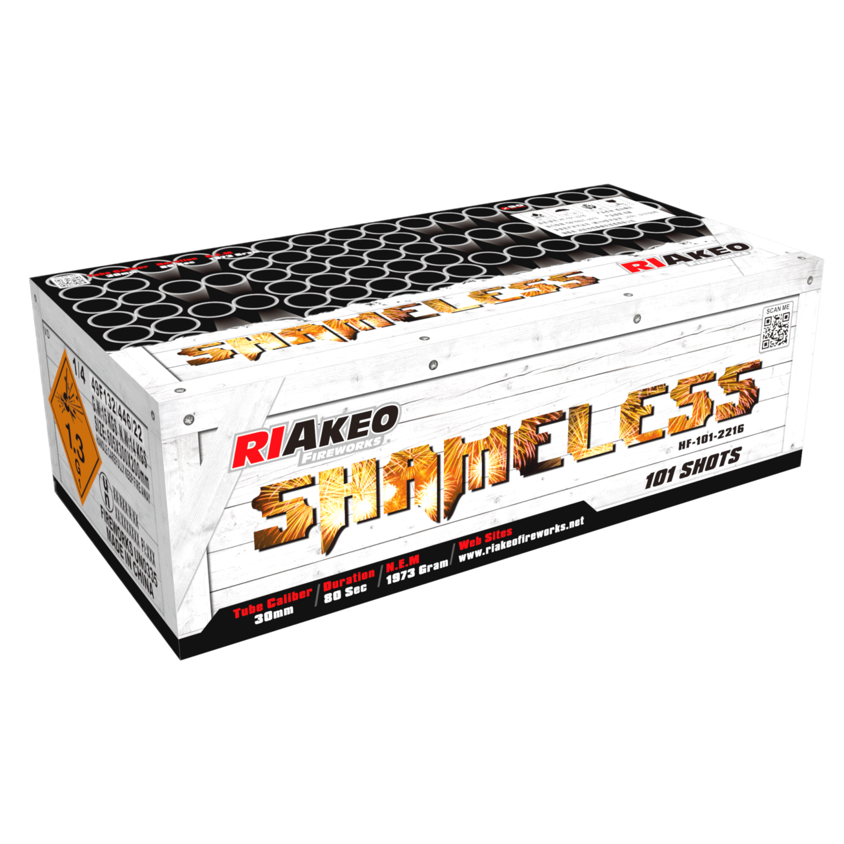 Riakeo Fireworks Shameless 101 Shots